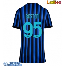 Inter Milan Alessandro Bastoni #95 Replica Home Shirt Ladies 2025-26 Short Sleeve